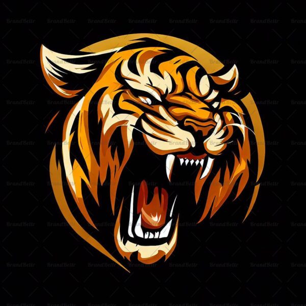 Brüllender Tiger